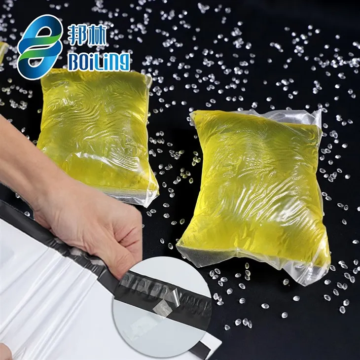 Жовтий термоплавкий клейовий блок для запечатування експрес-мішка